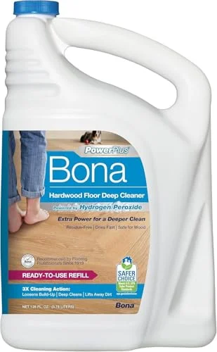 Bona PowerPlus Hardwood Floor Deep Cleaner refill bottle