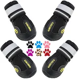 QUMY dog boots with adjustable straps for hardwood floors QUMY dog boots with adjustable straps for hardwood floors