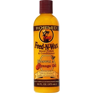 Howard Feed-N-Wax Wood Polish and Conditioner, 16 oz