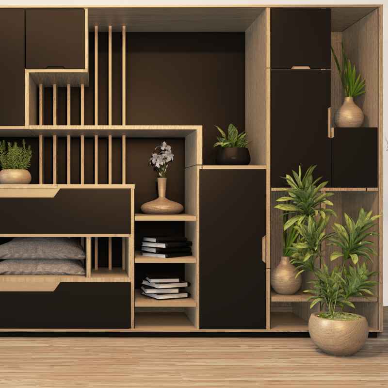 What Are Built-In Wall Shelves