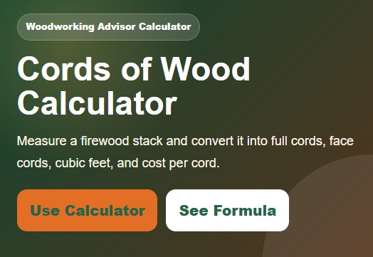 Cords of Wood Calculator