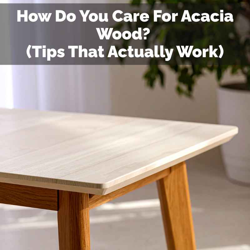 How Do You Care For Acacia Wood