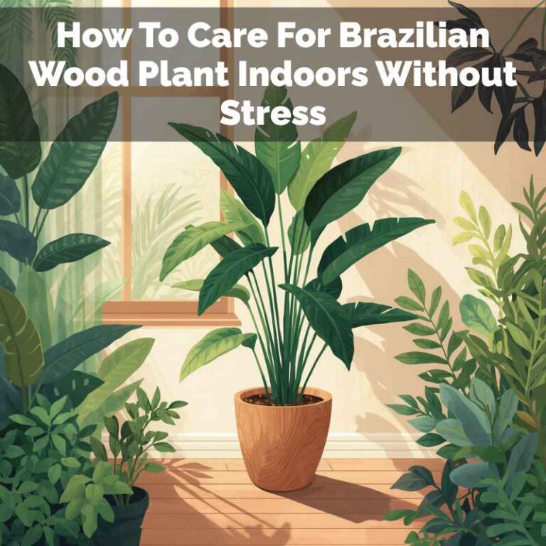 How To Care For Brazilian Wood Plant Indoors Without Stress