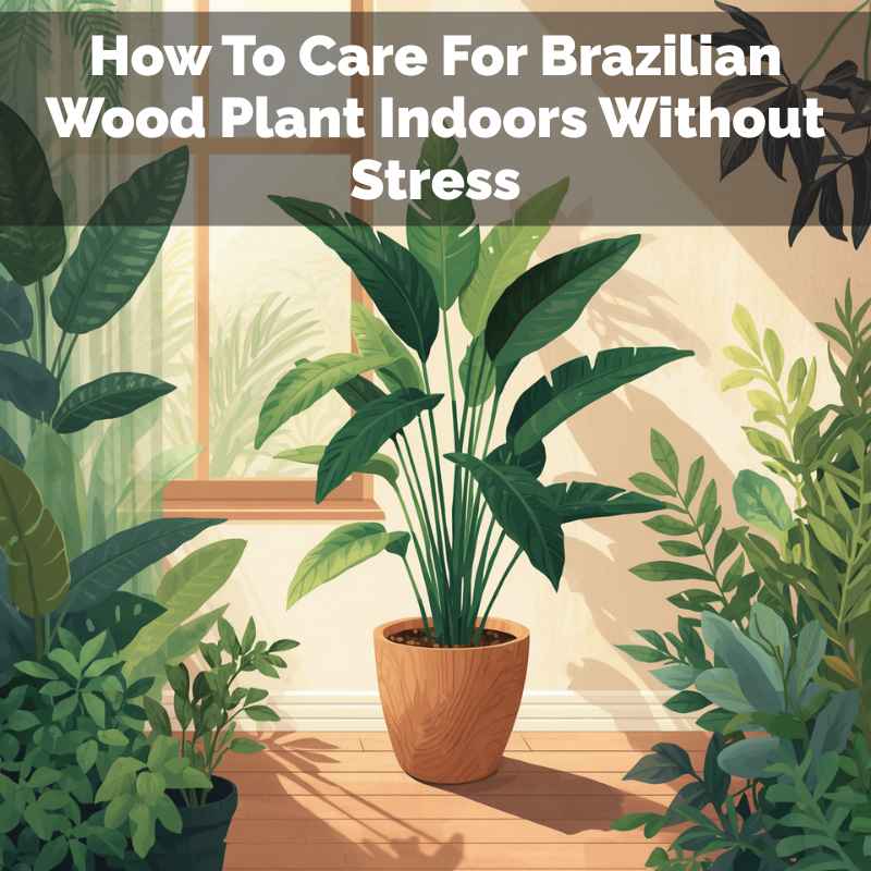 How To Care For Brazilian Wood Plant Indoors Without Stress