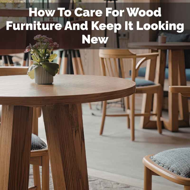 How To Care For Wood Furniture And Keep It Looking New
