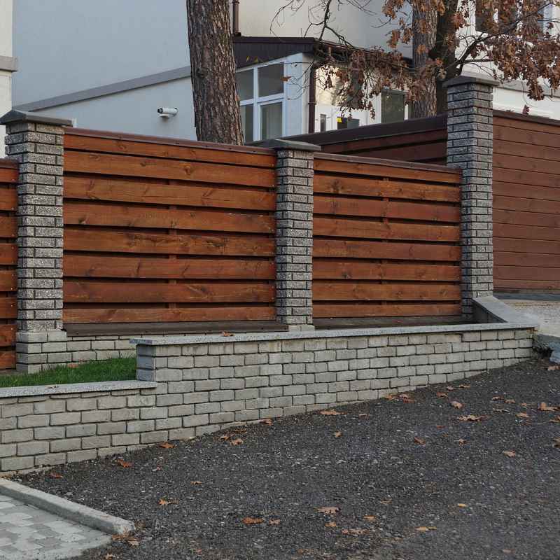 When is a Brick and Wood Fence the Right Choice?