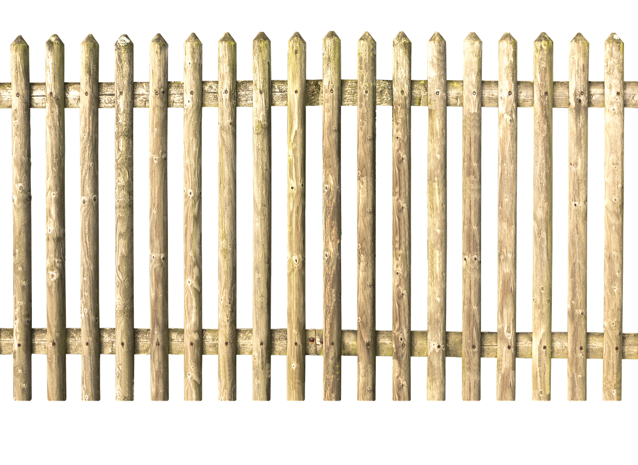 cedar fence wood slats ready for staining with oil-based stain