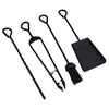 AB Tools 4-Piece Fireplace Tool Set AB Tools 4-piece fireplace tool set brush shovel poker tongs