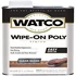 Watco wipe-on polyurethane clear gloss quart can