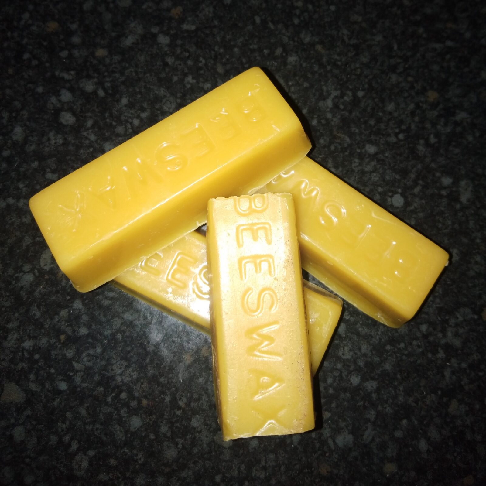 Natural beeswax blocks