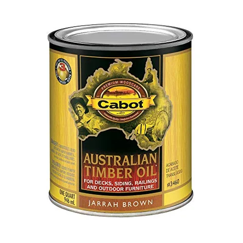 Cabot Australian Timber Oil wood stain and protector can