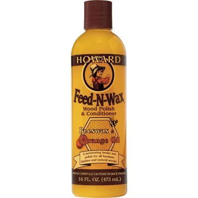 Howard Feed-N-Wax beeswax wood polish and conditioner