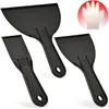 Fledomx plastic putty knife scraper set