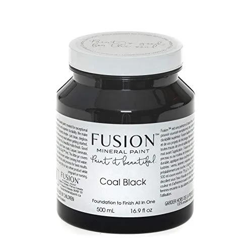 Fusion Mineral Paint can, coal black
