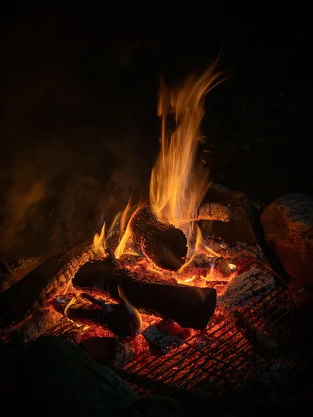 heat resistant wood fire embers flames hot temperature test