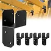 Black Joist Anchor Connector Post Caps