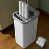 JOYMOOP hands-free flat floor mop and bucket set