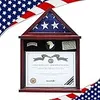 Military Shadow Box Flag Case for 3x5 ft flags Military Shadow Box Flag Case 3x5