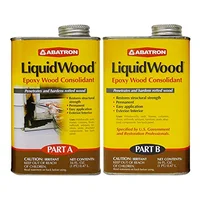 Abatron LiquidWood two-part epoxy wood hardener and consolidant kit