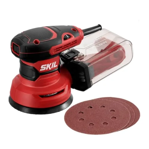 SKIL 5-inch random orbital sander with dust box