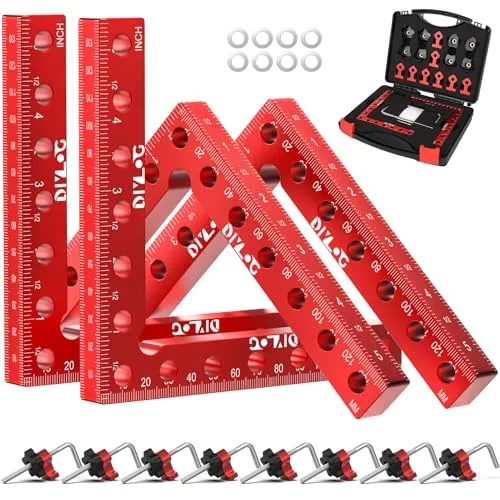 90-degree corner clamps for woodworking assembly