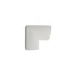Quarter round corner block alternative that avoids cutting a miter angle