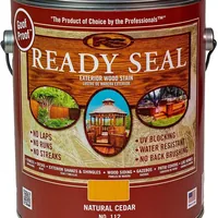 Ready Seal exterior wood stain and sealer one-gallon can, natural cedar