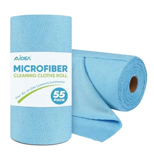 Microfiber cloth pack for the hot damp-cloth glue removal method