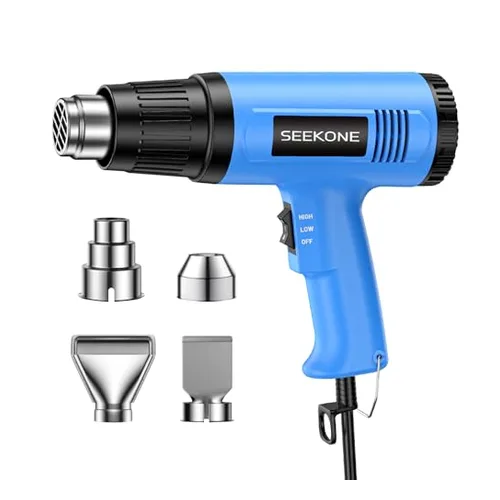 Dual-temperature heat gun for softening dried wood glue