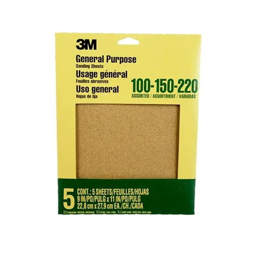 3M Assorted Grit Sandpaper