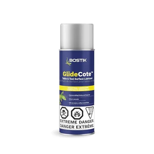 Bostik GlideCote dry-film lubricant spray for table saw tops
