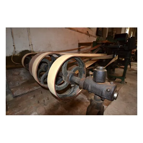 Woodworking joinery workshop with sanding equipment