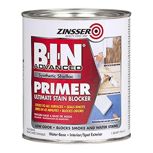 Zinsser BIN shellac-based stain-blocking primer for MDF edges