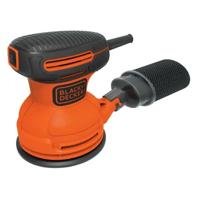 BLACK+DECKER 5 inch random orbital sander for hand-sanding large flat panels before painting