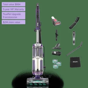 Shark PowerDetect upright vacuum with DuoClean Detect for hardwood and carpet