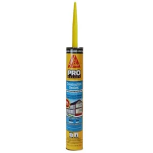 Sikaflex MS polymer construction sealant for flexible exterior wood-to-concrete joints