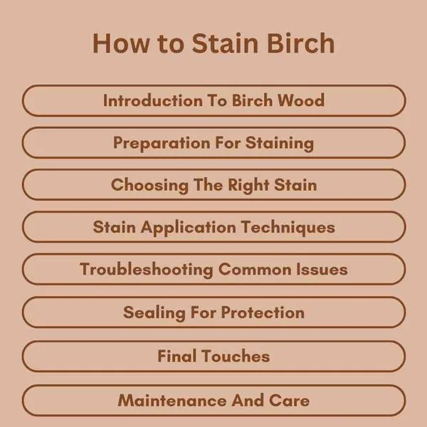 staining birch wood step by step guide pre-stain conditioner gel stain