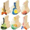 Syhood 24-pack DIY wood guitar cutouts for kids school craft projects Syhood DIY Wood Guitar Cutouts for Kids