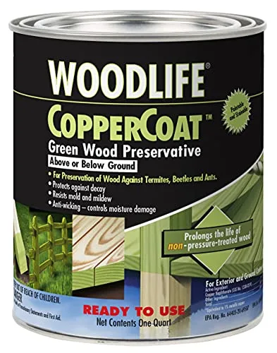 Wolman WOODLIFE CopperCoat green wood preservative can