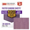 3M Pro Grade 220 Grit Sanding Sheets