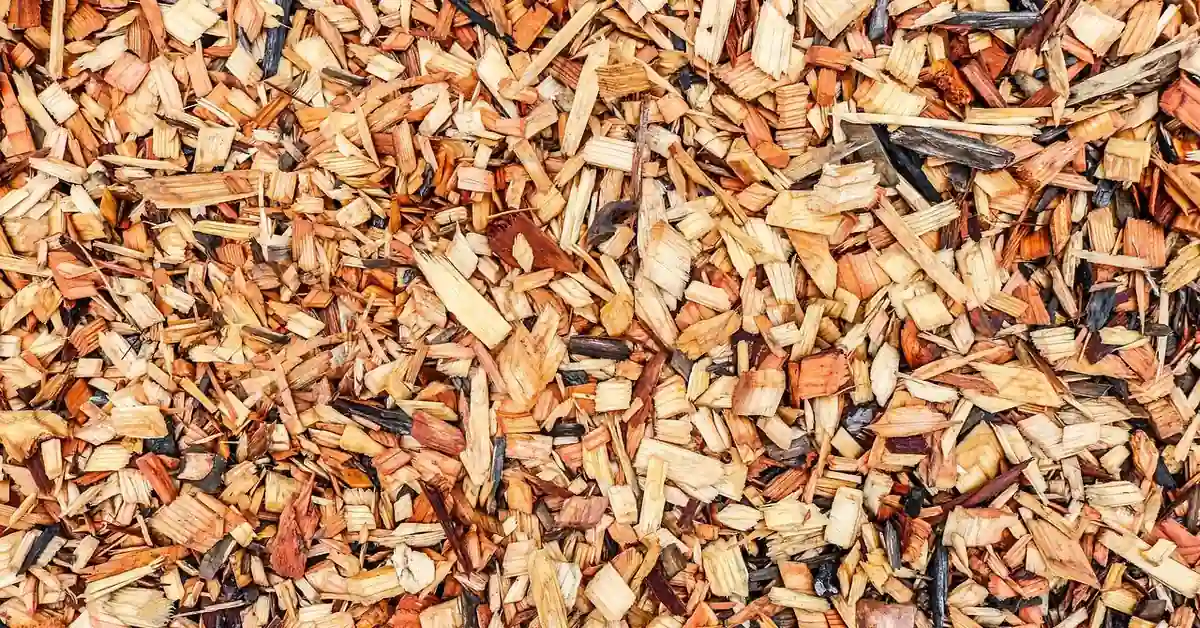 Cedar mulch and hardwood mulch wood chips compared for garden use