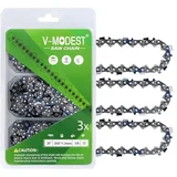 3-pack chainsaw chain 3/8 pitch .050 gauge 72 drive links 3-pack chainsaw chain 3/8 pitch .050 gauge 72 drive links