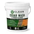 Clean Fundamentals cedar wash bleach free cleaner for cedar siding