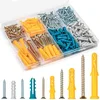 KURUI 270-piece drywall anchor and screw assortment kit