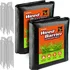 Heavy duty weed barrier landscape fabric rolls for mulch beds