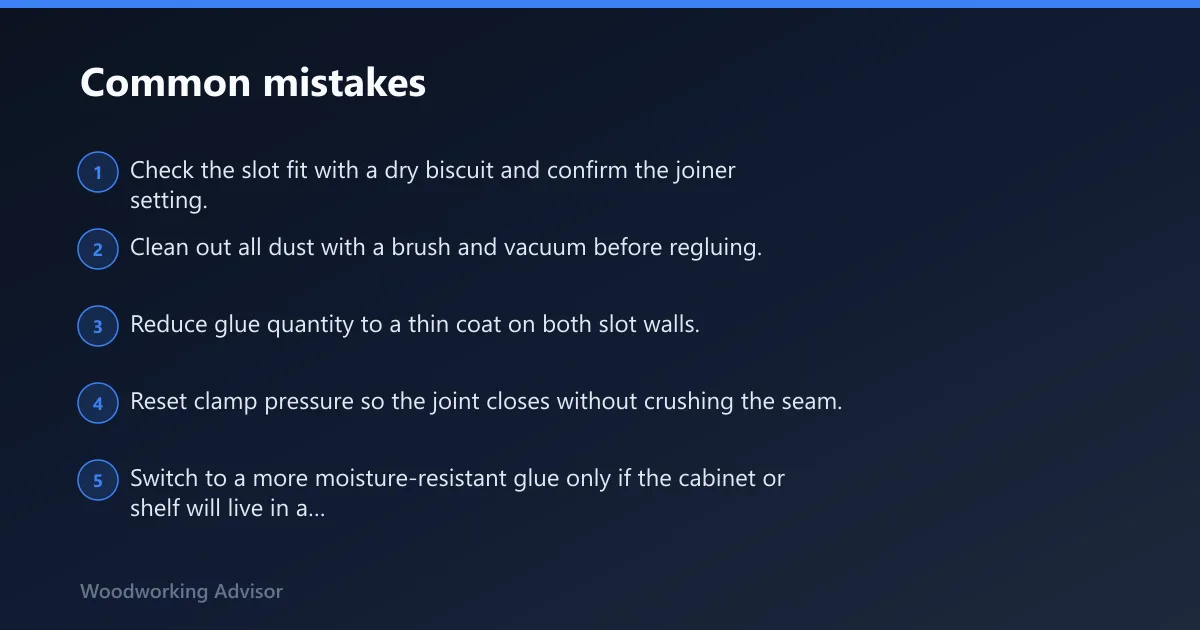 Steps: Common mistakes