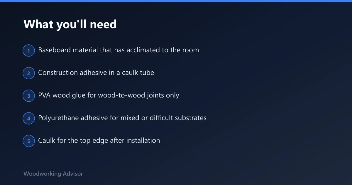 Steps: What you'll need