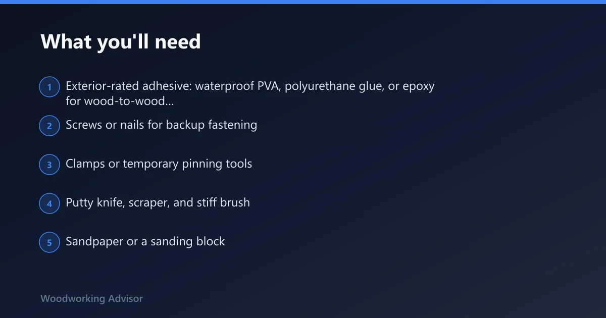 Steps: What you'll need