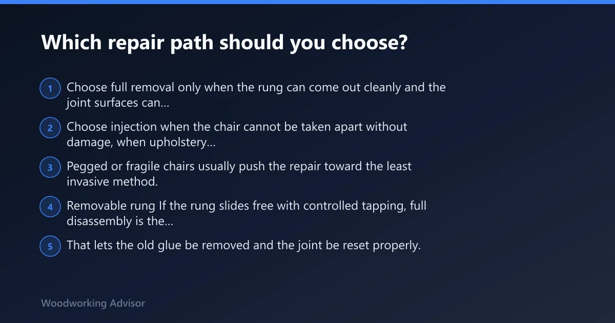 Steps: Which repair path should you choose?