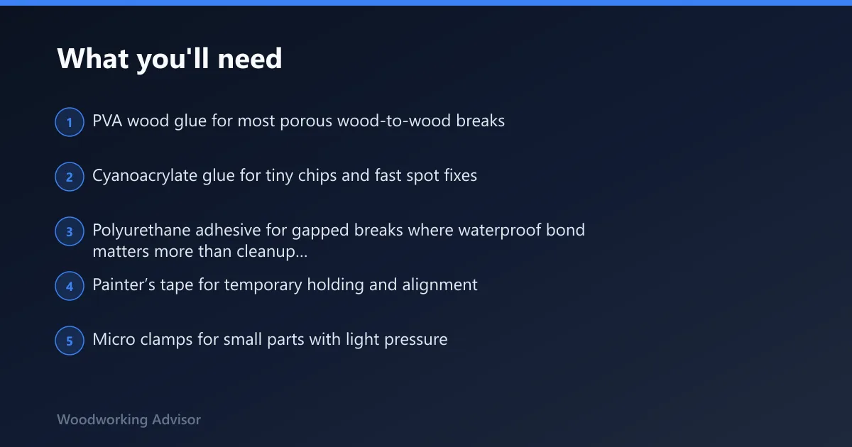 Steps: What you'll need
